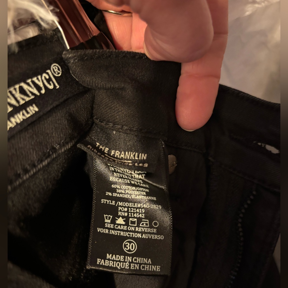 NWT Blank NYC Ribcage Wide Leg size 30 Franklin Spartacus - Picture 10 of 13